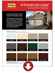 Canyon Ridge Collection Sherwin Williams Color Codes in Wyckoff